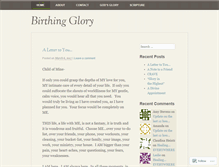 Tablet Screenshot of birthinglory.com
